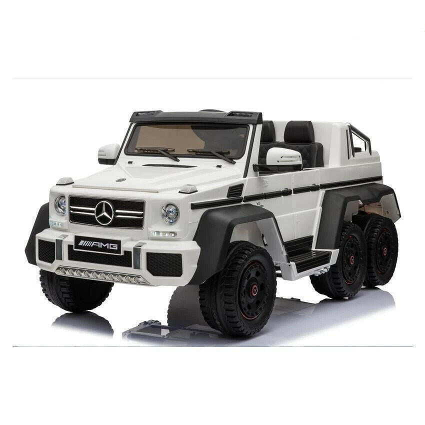 24V Mercedes G63 Ride-On Six Wheel Drive with Parent Remote MP3 LED Wheels - Kids Eye Candy
