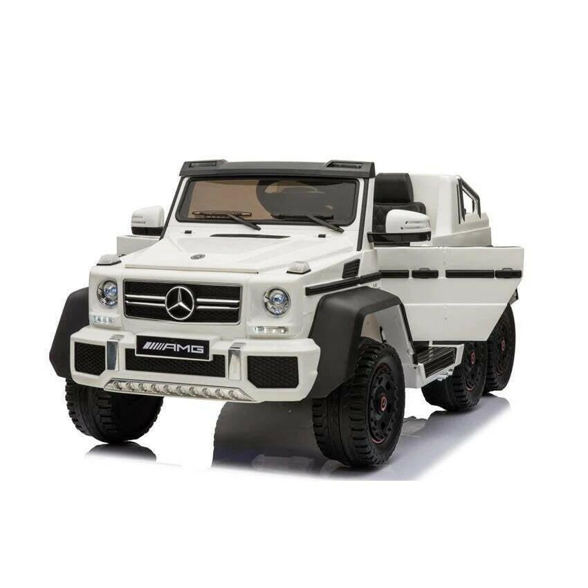 24V Mercedes G63 Ride-On Six Wheel Drive with Parent Remote MP3 LED Wheels - Kids Eye Candy