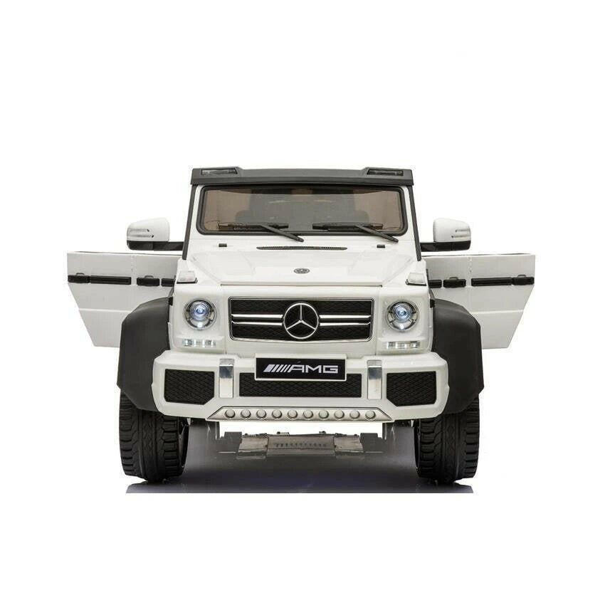 24V Mercedes G63 Ride-On Six Wheel Drive with Parent Remote MP3 LED Wheels - Kids Eye Candy
