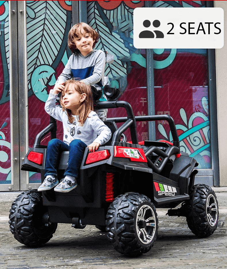 24V Buggy Max All Terrain Kids Ride-On Truck Two-Seater w/ Parental Remote - Kids Eye Candy