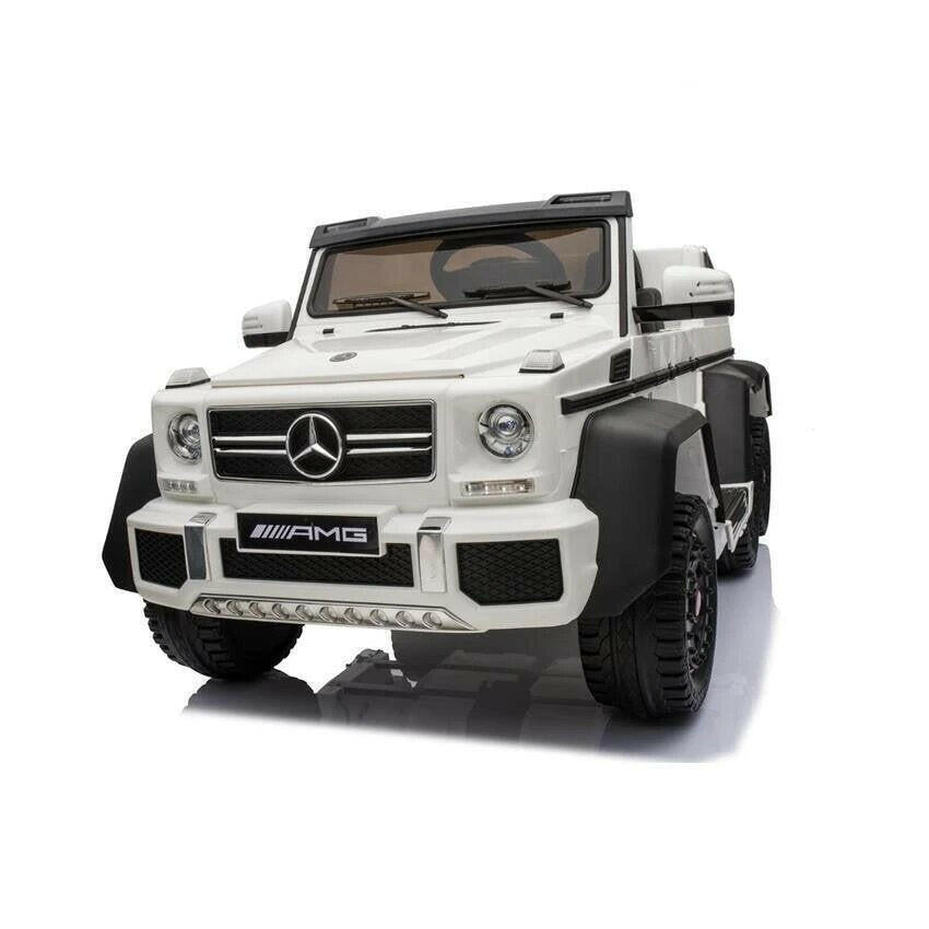 24V Mercedes G63 Ride-On Six Wheel Drive with Parent Remote MP3 LED Wheels - Kids Eye Candy