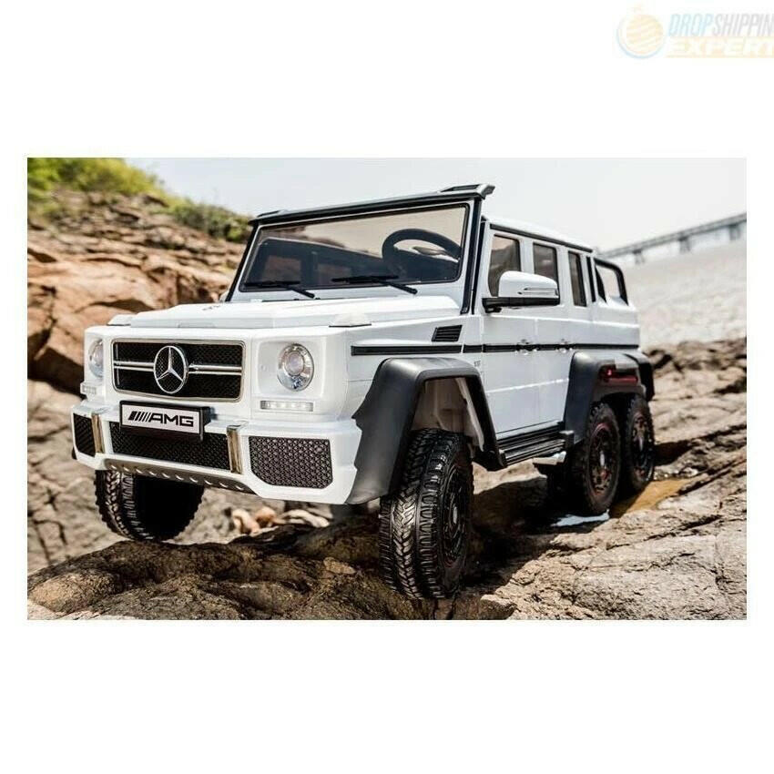 24V Mercedes G63 Ride-On Six Wheel Drive with Parent Remote MP3 LED Wheels - Kids Eye Candy