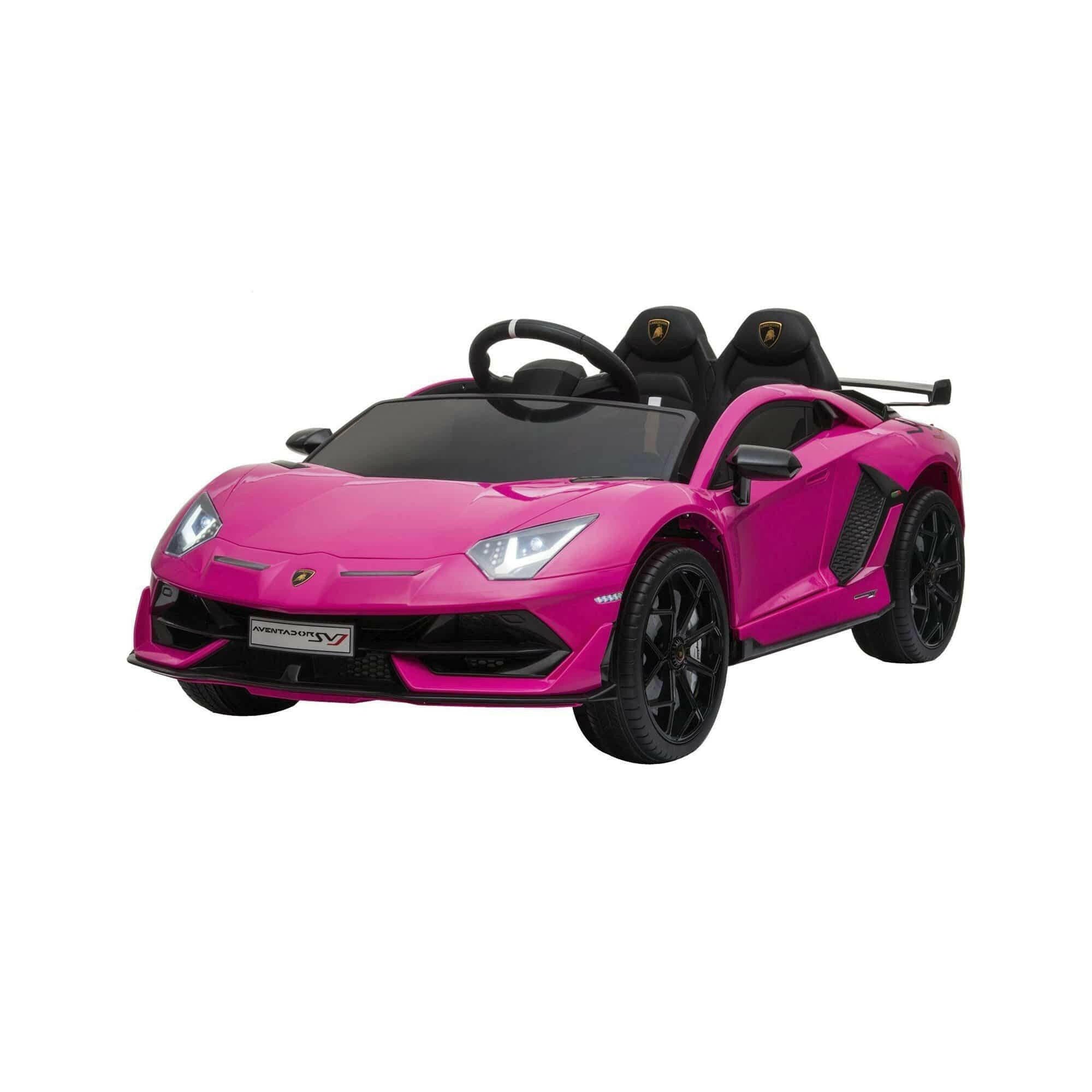 12V Lamborghini Aventador SVG Sports 1 Seater Ride on Car - Dti Direct USA