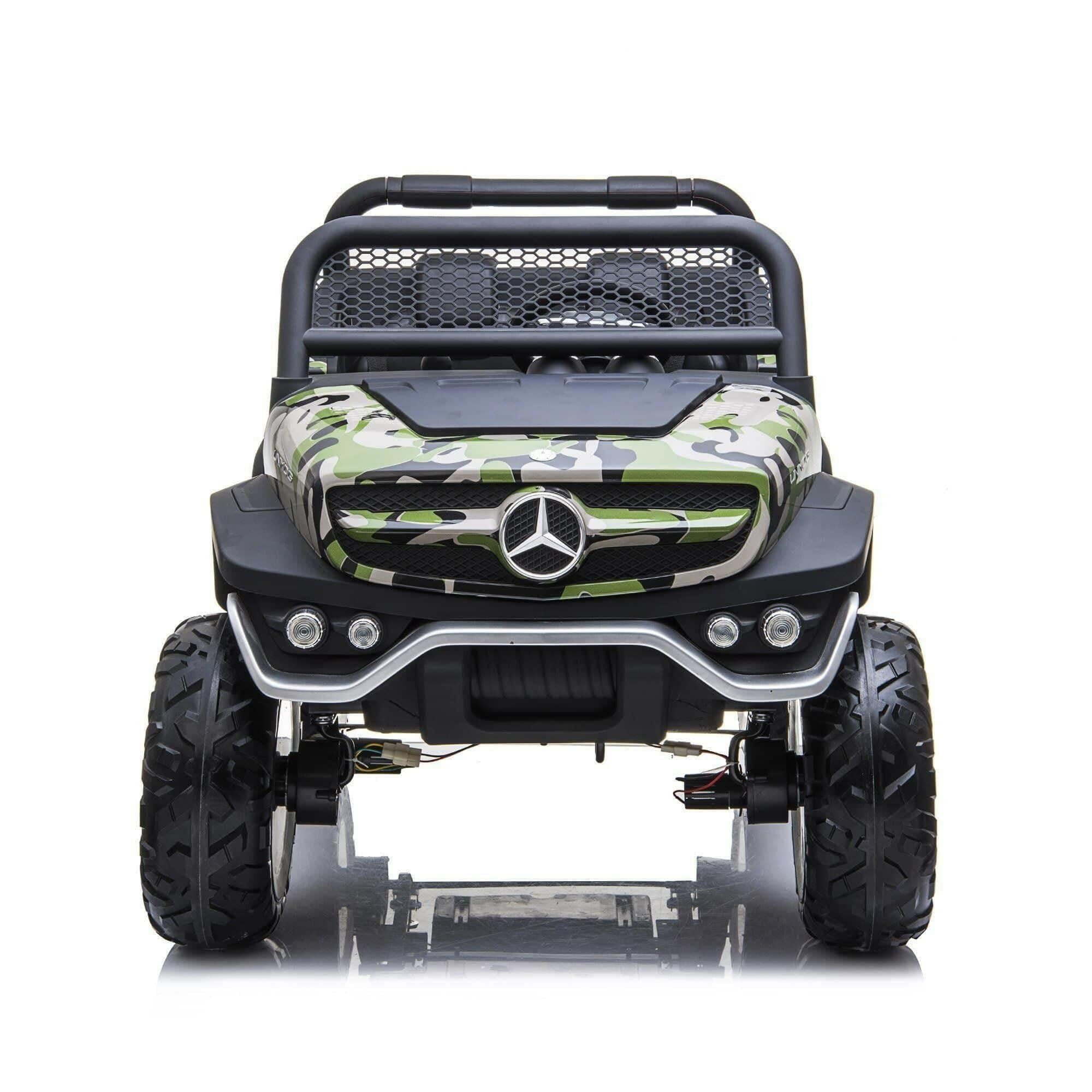 12V Mercedes Benz Unimog 2 Seater Ride on Car - Dti Direct USA