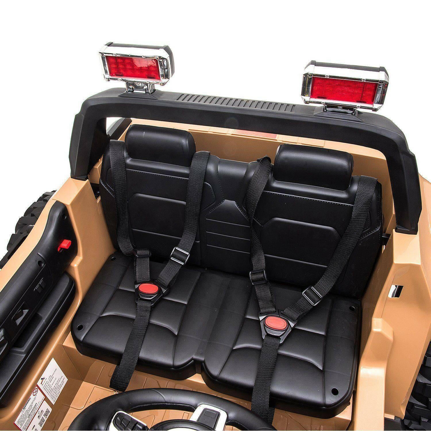 12V Off Road 2 Seater Ride on Truck with Parental Remote Control for 3-8 Years - Dti Direct USA