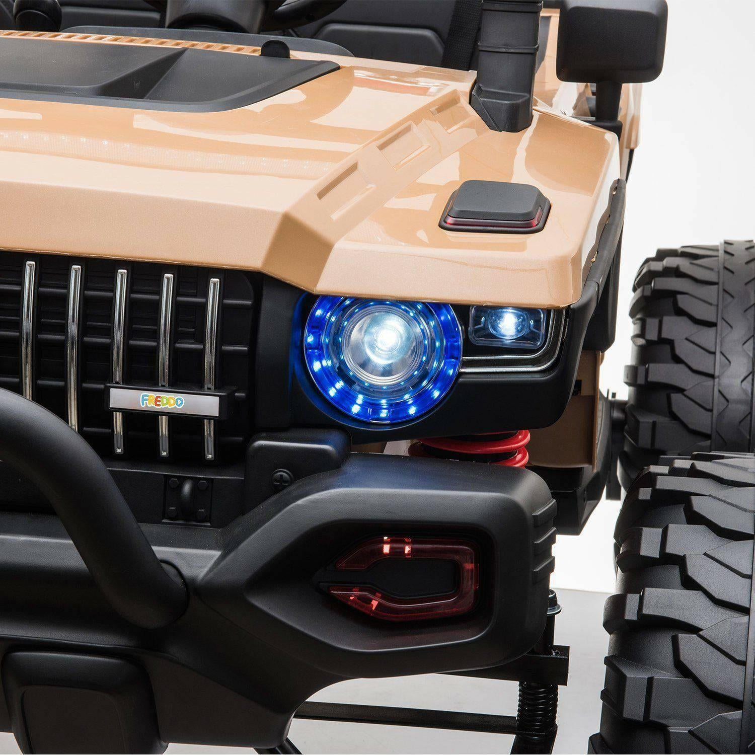 12V Off Road 2 Seater Ride on Truck with Parental Remote Control for 3-8 Years - Dti Direct USA