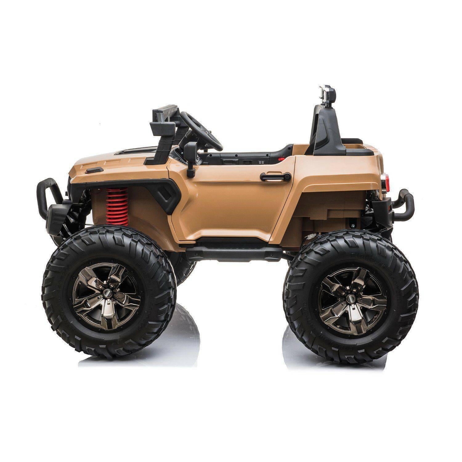 12V Off Road 2 Seater Ride on Truck with Parental Remote Control for 3-8 Years - Dti Direct USA