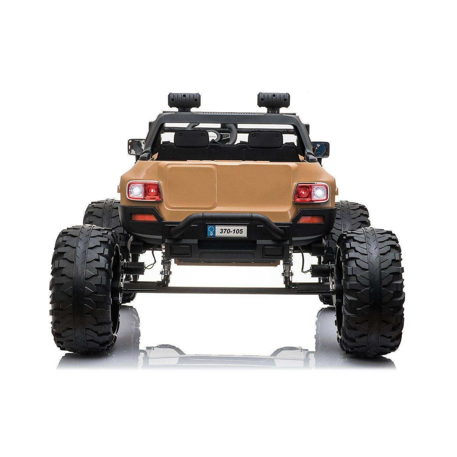 12V Off Road 2 Seater Ride on Truck with Parental Remote Control for 3-8 Years - Dti Direct USA