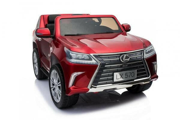 Licensed 24V Lexus LX Two-Seater Remote Control MP4 Bluetooth LED Lights - Kids Eye Candy