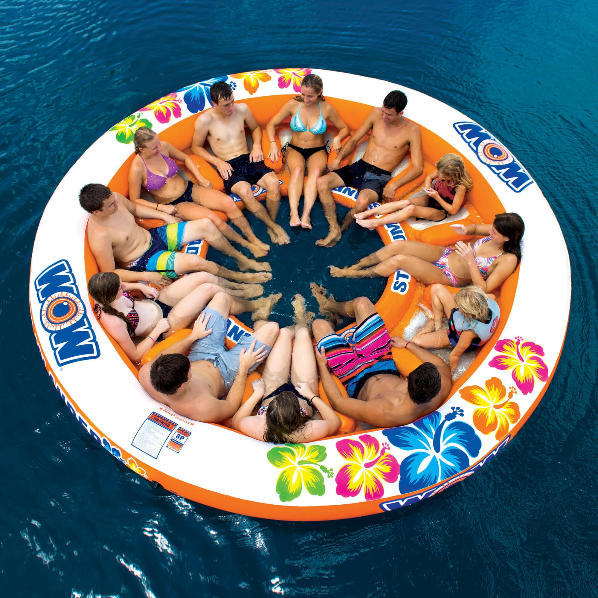 Stadium Islander 12-person Water Floating Party Island - Kids Eye Candy