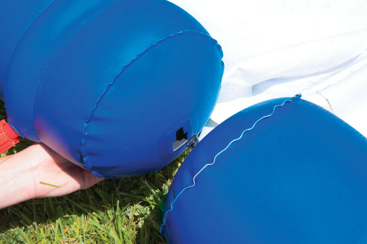 Mega Slide 25FT Giant Backyard Water Slide with Cushioned Sleds - Kids Eye Candy