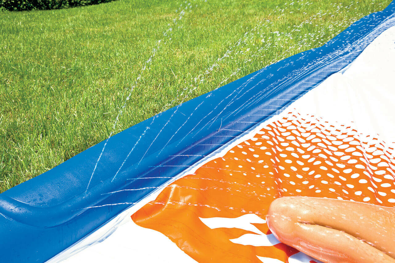 Mega Slide 25FT Giant Backyard Water Slide with Cushioned Sleds - Kids Eye Candy