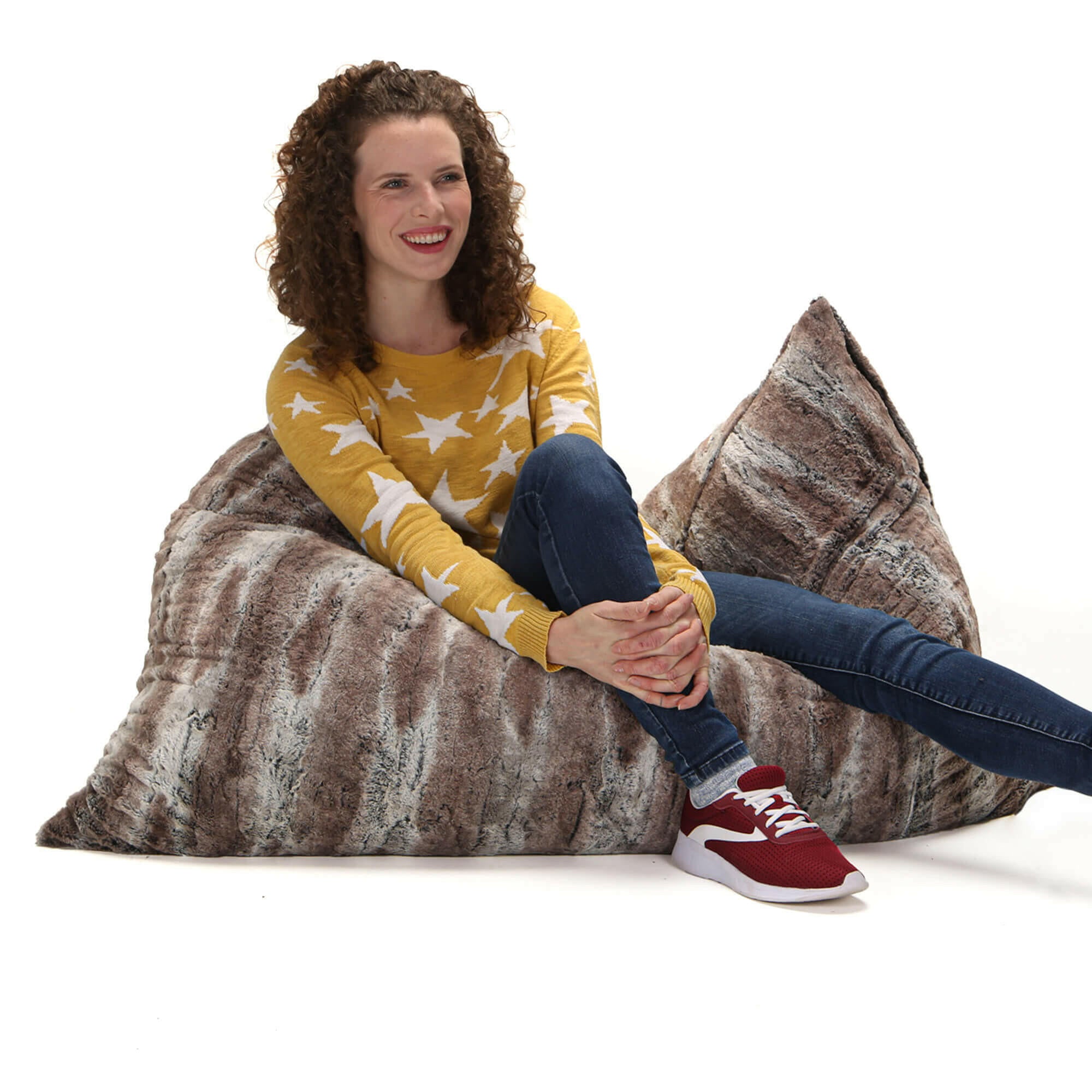 Ultimate Faux Fur Bean Bag Lounger Chair Slip Cover Made in USA - Kids Eye Candy