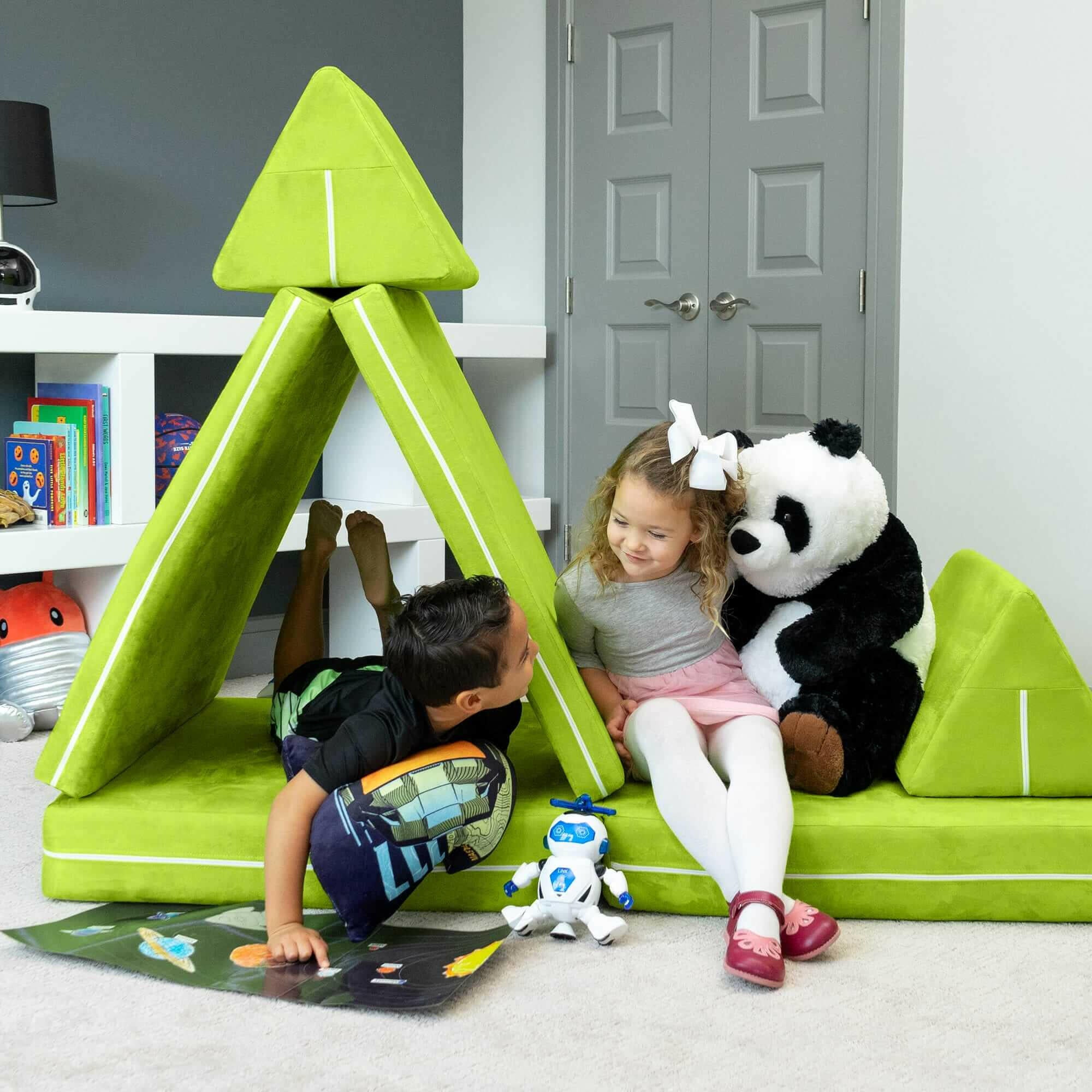 Zipline Playscape Kids Play House Fort Indoor Furniture - Kids Eye Candy