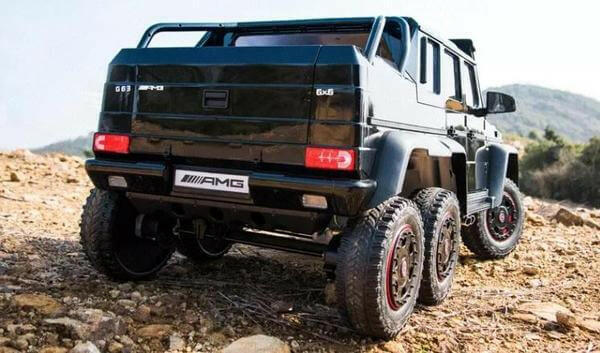 24V Mercedes G63S AMG Ride-On Six Wheel Drive with Parent Remote MP3 LED Wheels - Kids Eye Candy