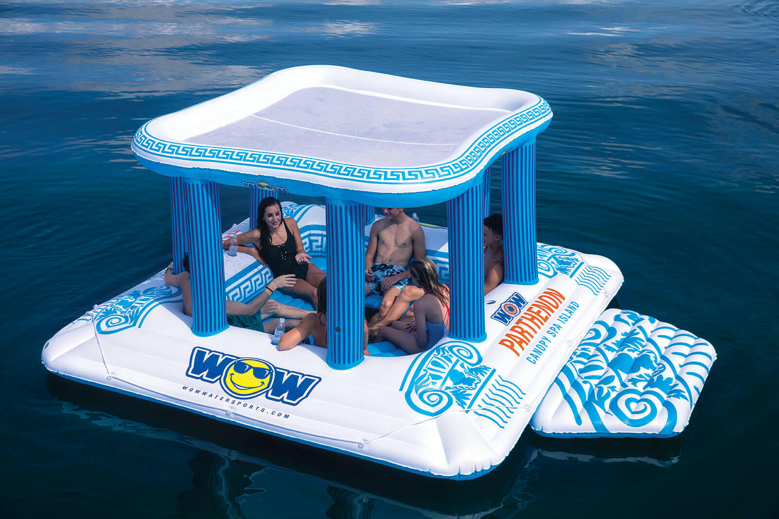 Parthenon Canopy 8-person Water Floating Island - Kids Eye Candy