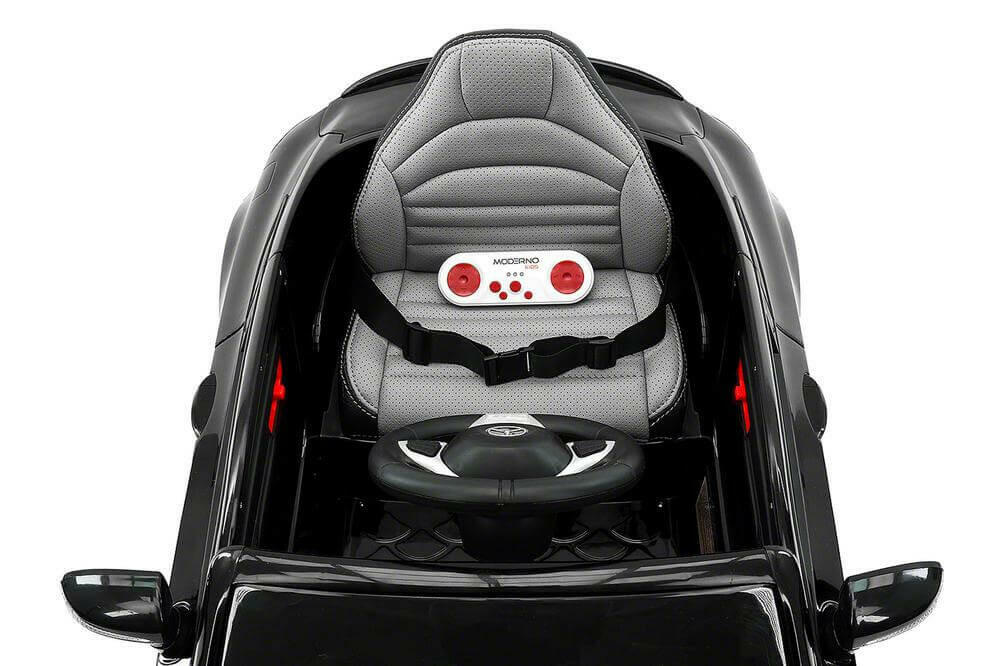 Mercedes Kids 12V C63S Ride-On Car w/ Parental Remote, MP3, Leather Seats, LED Lights - Kids Eye Candy