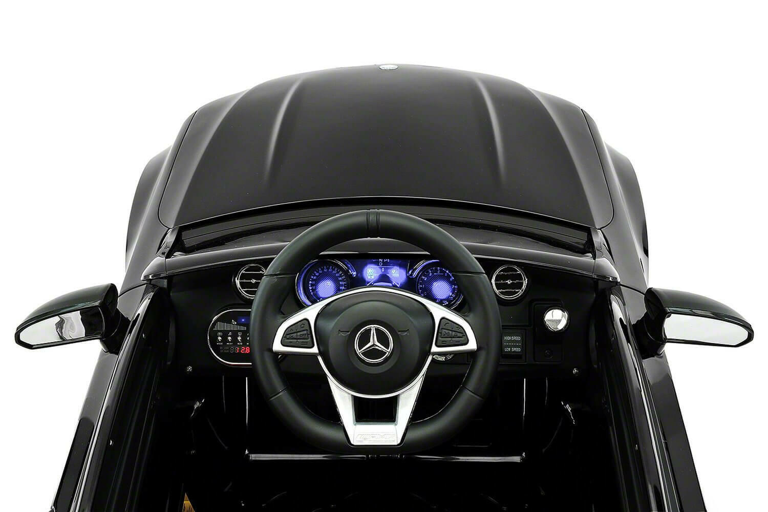Mercedes Kids 12V C63S Ride-On Car w/ Parental Remote, MP3, Leather Seats, LED Lights - Kids Eye Candy