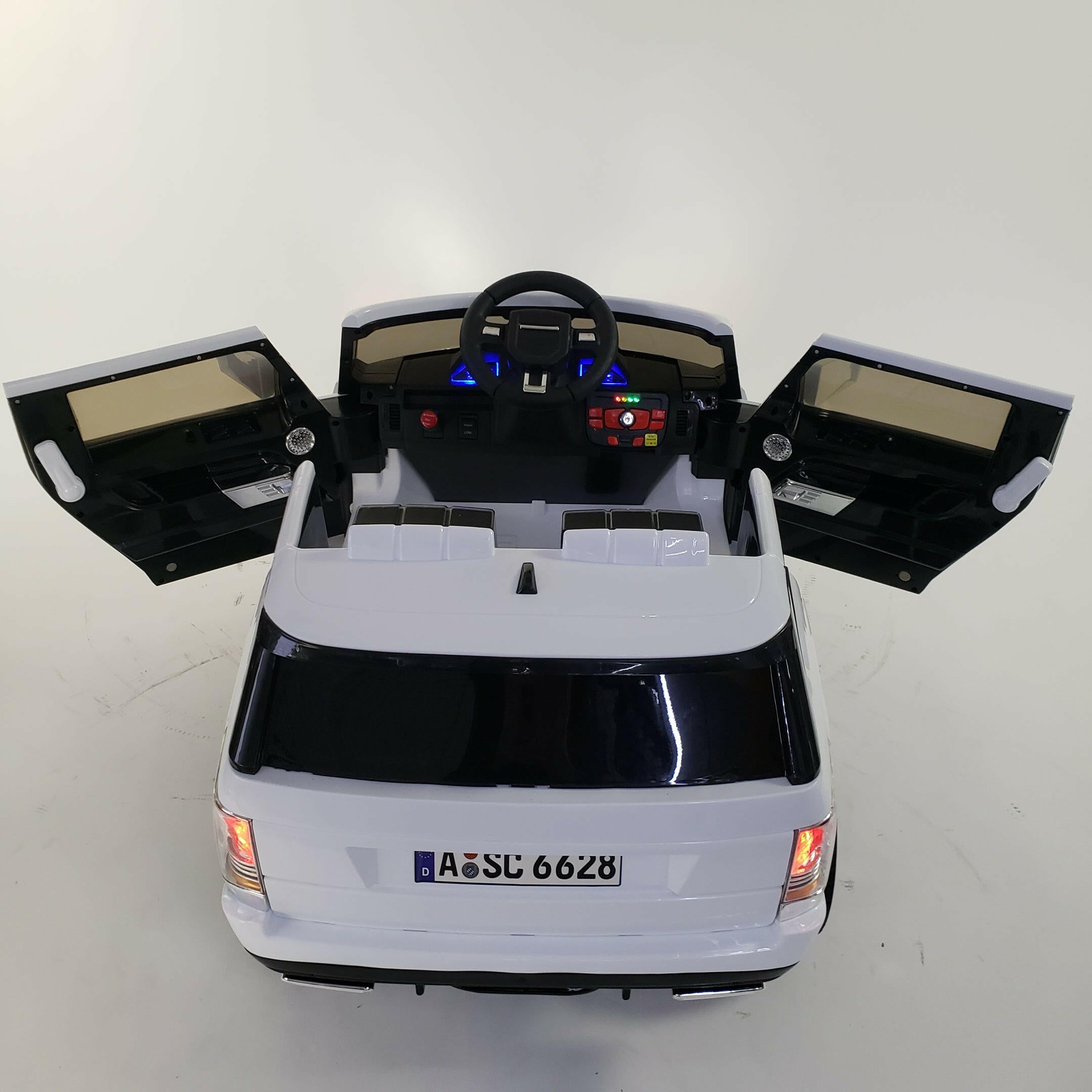 Range Rover SUV Kids 12V Ride-On Car Two-Seater w/ Parental Remote, MP3, LED Lights - Kids Eye Candy