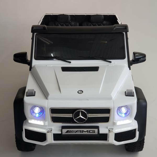 24V Mercedes G63S AMG Ride-On Six Wheel Drive with Parent Remote MP3 LED Wheels - Kids Eye Candy