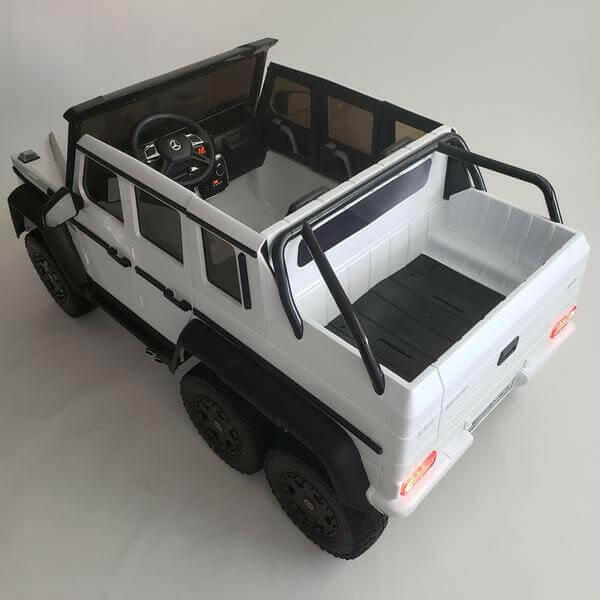 24V Mercedes G63S AMG Ride-On Six Wheel Drive with Parent Remote MP3 LED Wheels - Kids Eye Candy