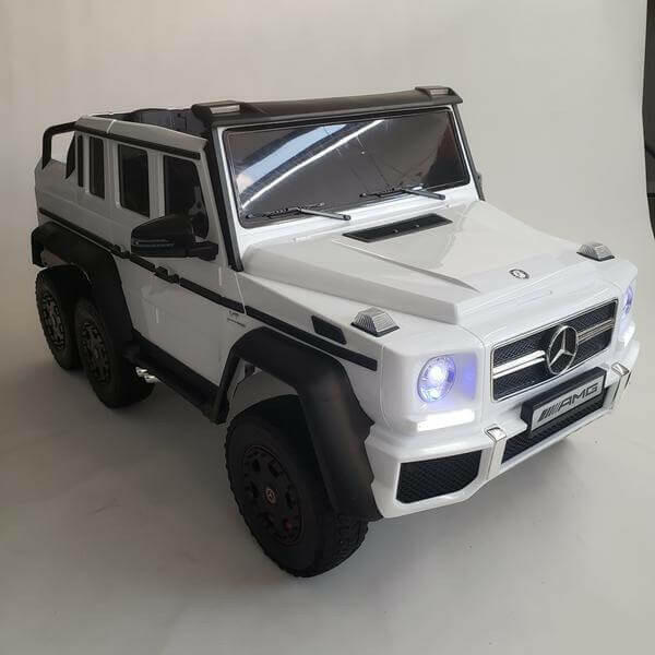 24V Mercedes G63S AMG Ride-On Six Wheel Drive with Parent Remote MP3 LED Wheels - Kids Eye Candy