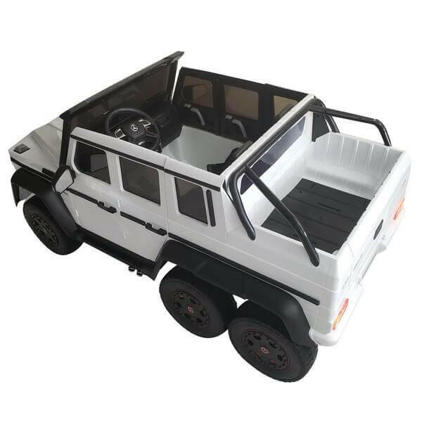 24V Mercedes G63S AMG Ride-On Six Wheel Drive with Parent Remote MP3 LED Wheels - Kids Eye Candy