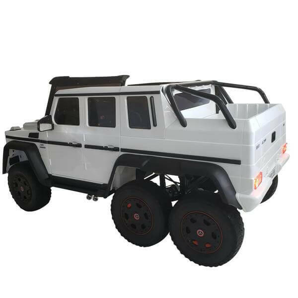 24V Mercedes G63S AMG Ride-On Six Wheel Drive with Parent Remote MP3 LED Wheels - Kids Eye Candy