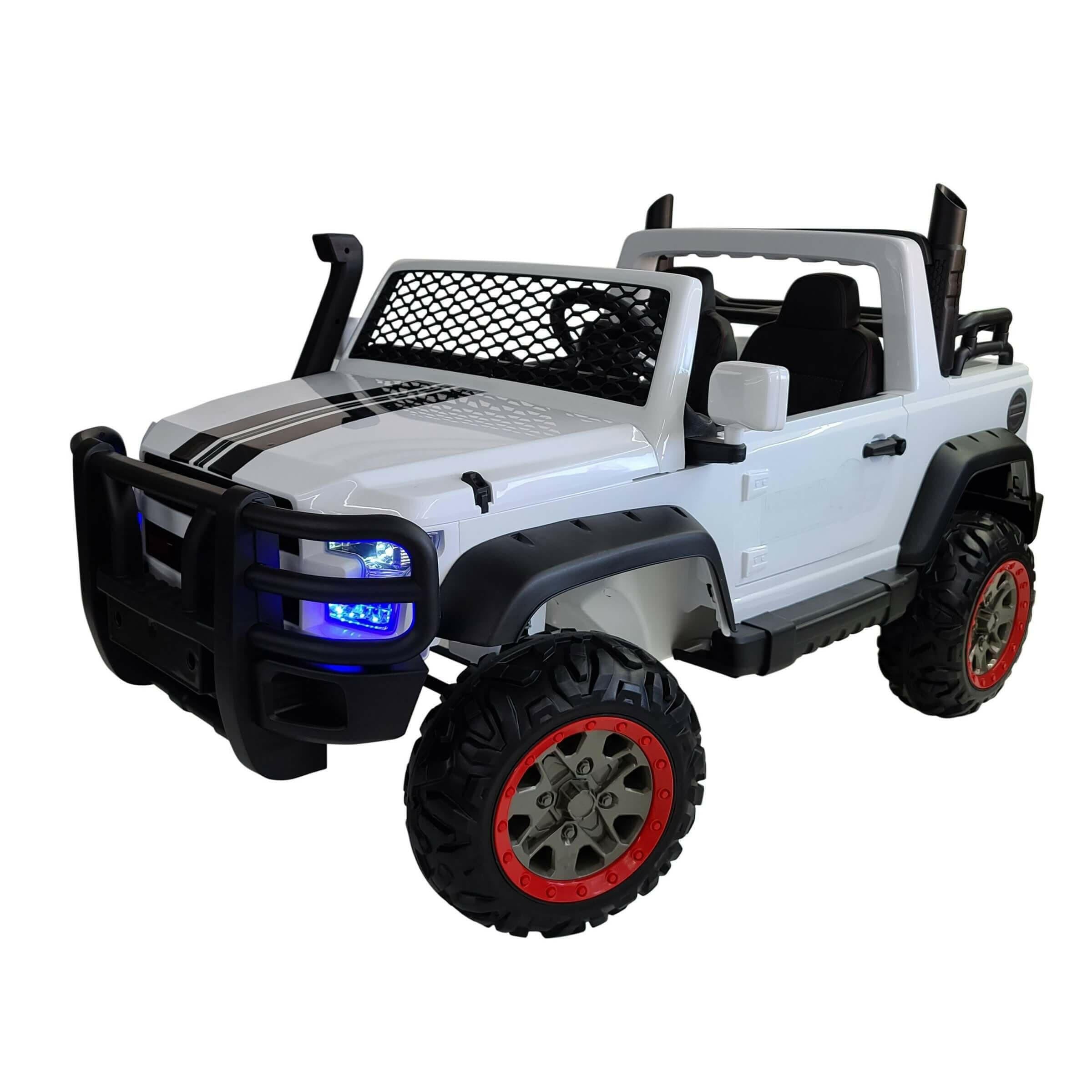 Monster Truck Kids 24V Ride-On Two Seater with Parental Remote MP3 LED - Kids Eye Candy