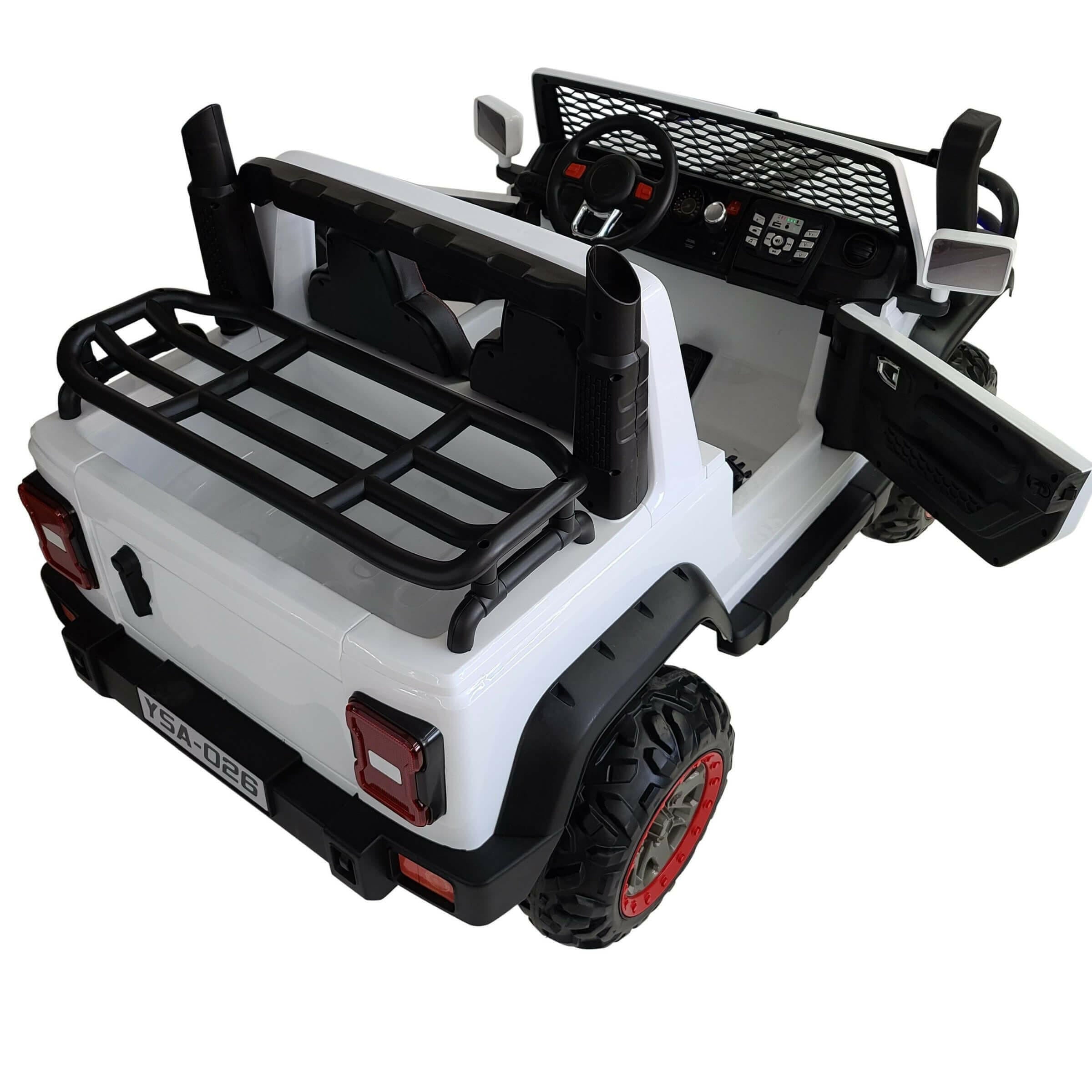 Monster Truck Kids 24V Ride-On Two Seater with Parental Remote MP3 LED - Kids Eye Candy