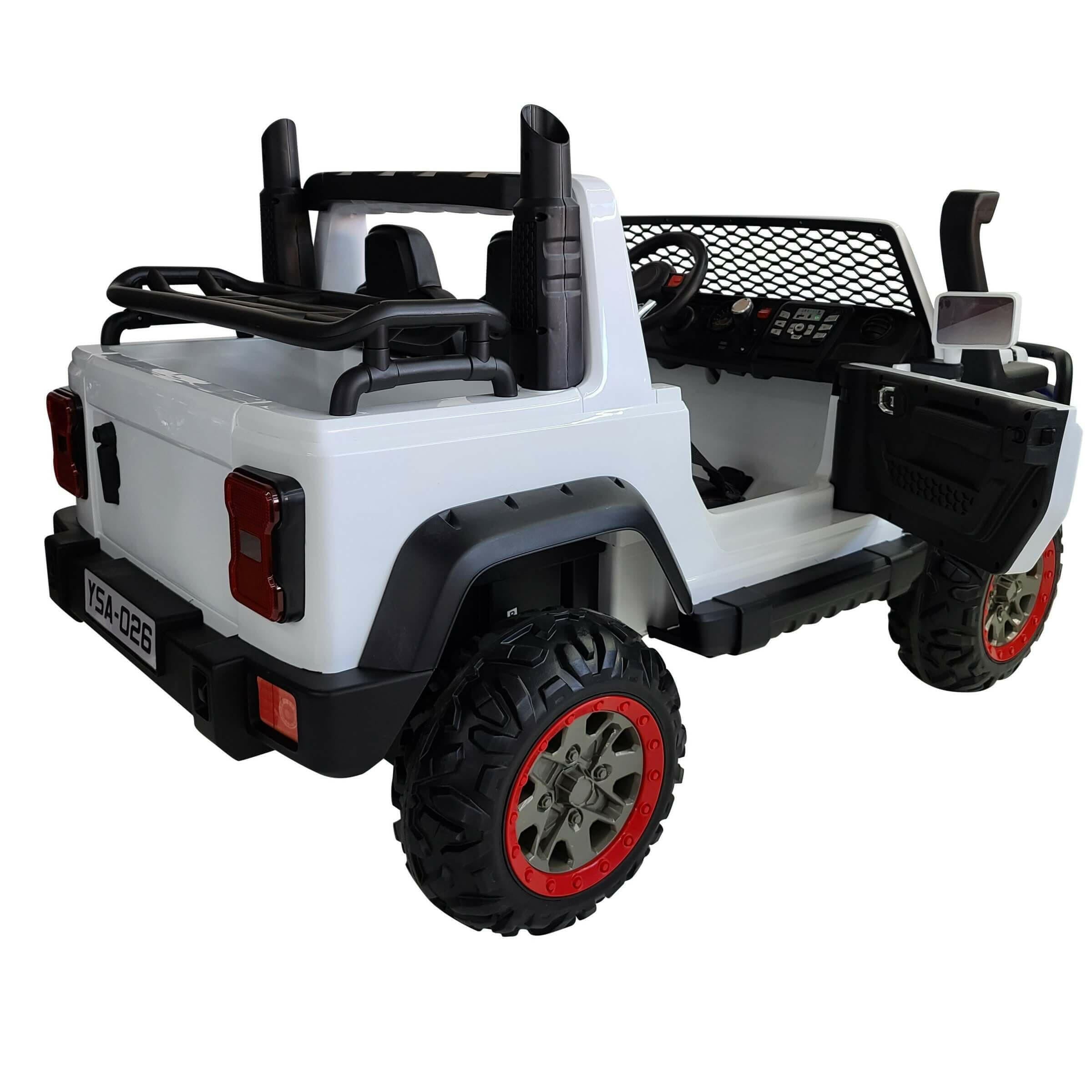 Monster Truck Kids 24V Ride-On Two Seater with Parental Remote MP3 LED - Kids Eye Candy