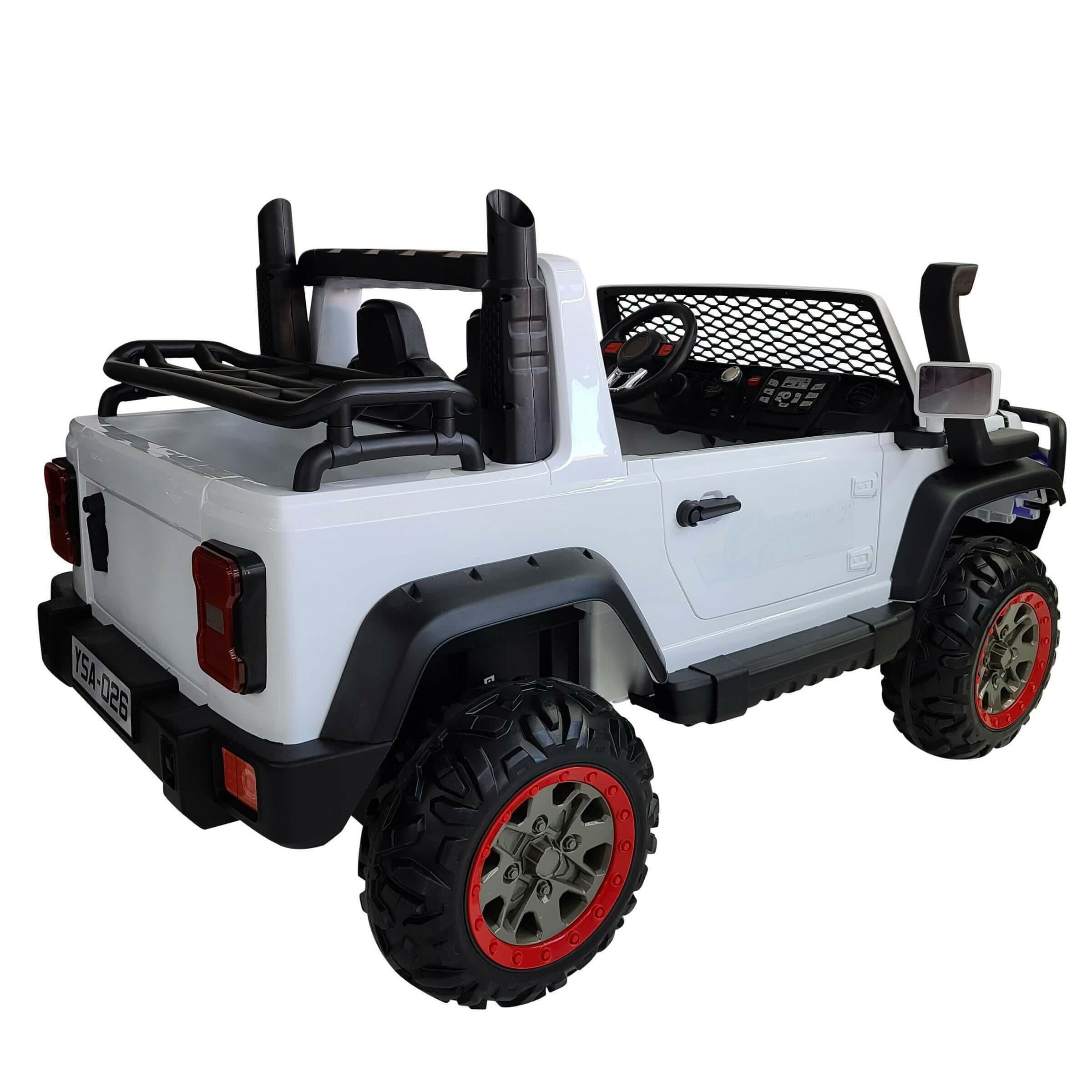 Monster Truck Kids 24V Ride-On Two Seater with Parental Remote MP3 LED - Kids Eye Candy