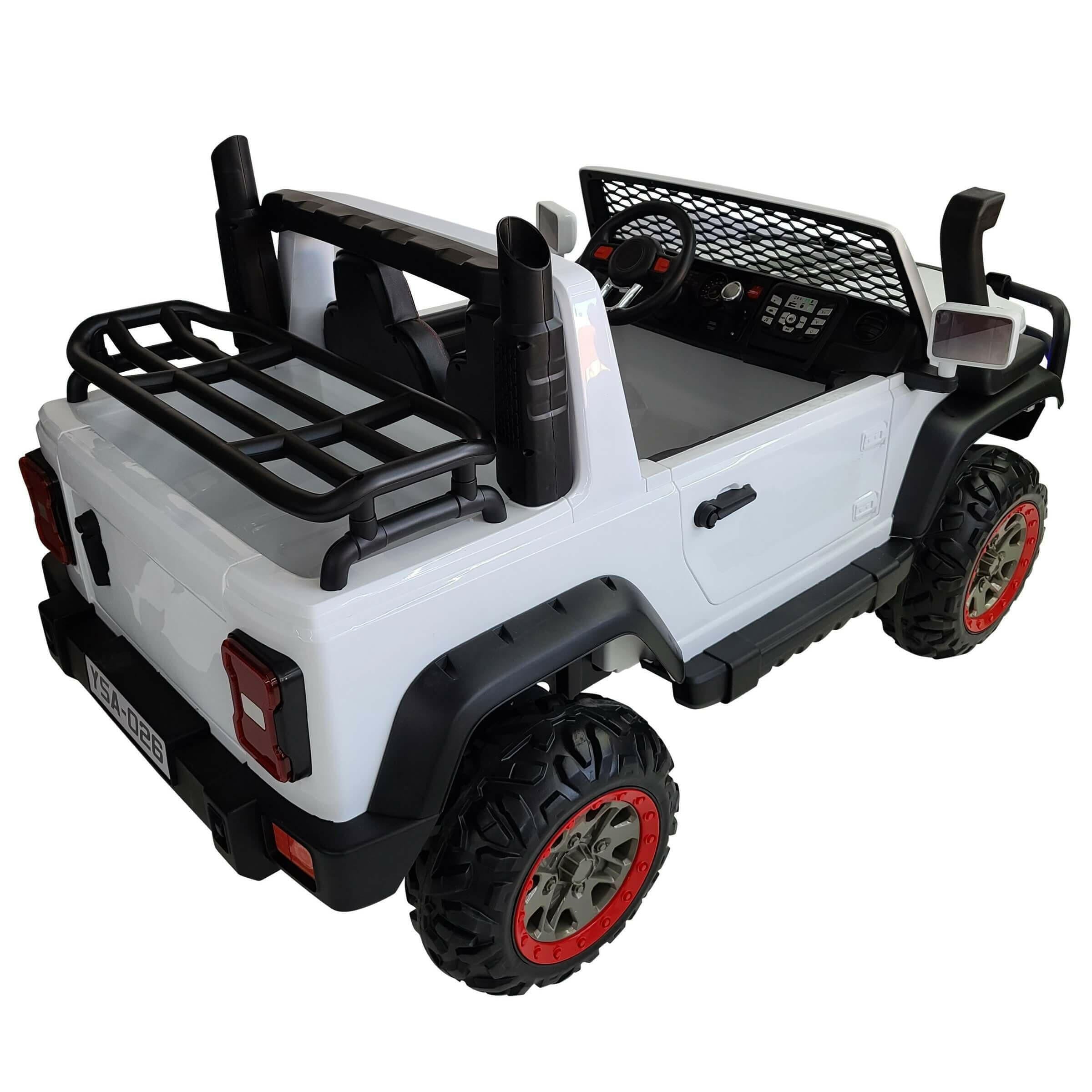 Monster Truck Kids 24V Ride-On Two Seater with Parental Remote MP3 LED - Kids Eye Candy