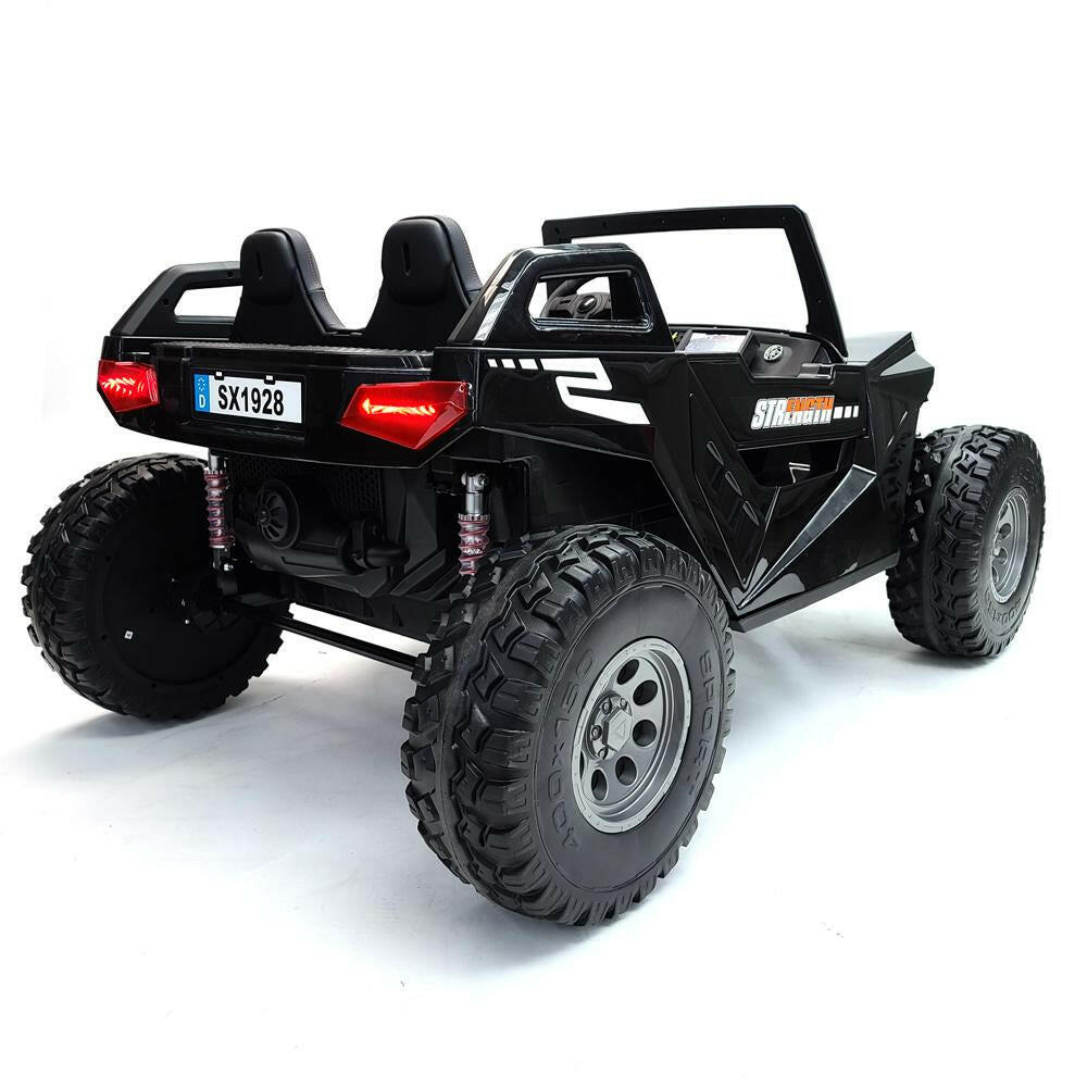 Kids Electric Ride On Off Road Buggy 24V 2 Leather Seats MP4 Player 15' Wheels - Kids Eye Candy