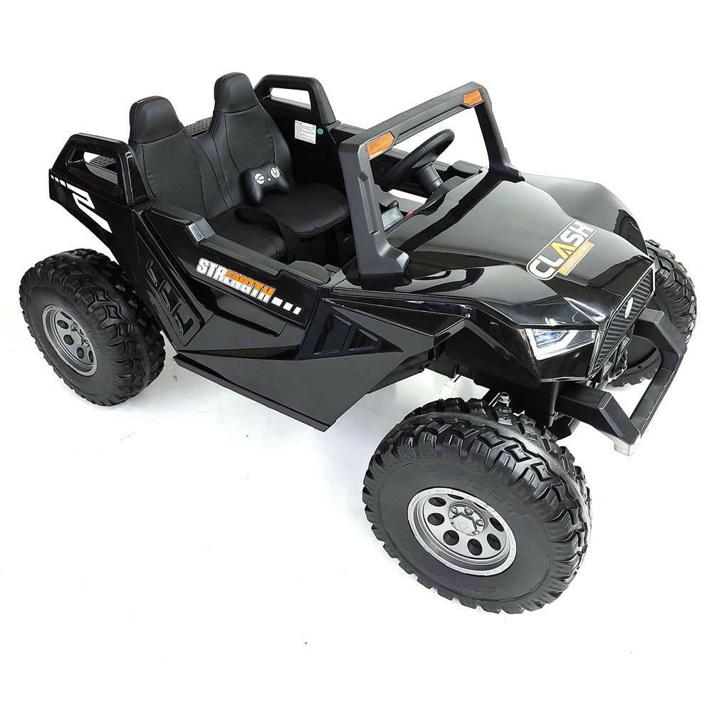 Kids Electric Ride On Off Road Buggy 24V 2 Leather Seats MP4 Player 15' Wheels - Kids Eye Candy