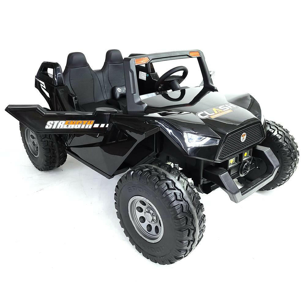Kids Electric Ride On Off Road Buggy 24V 2 Leather Seats MP4 Player 15' Wheels - Kids Eye Candy