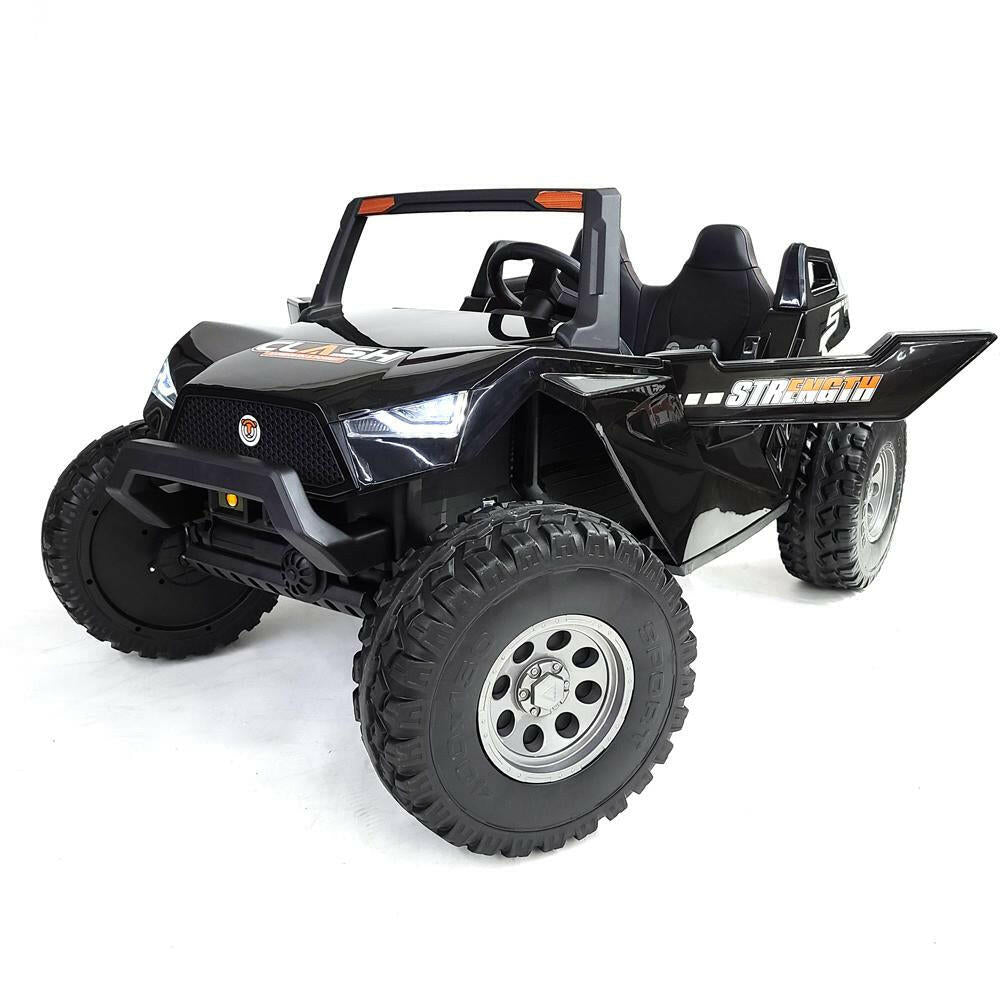 Kids Electric Ride On Off Road Buggy 24V 2 Leather Seats MP4 Player 15' Wheels - Kids Eye Candy