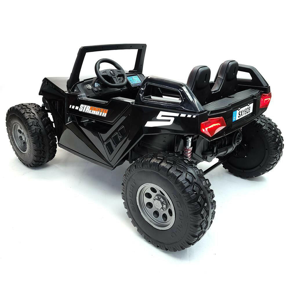 Kids Electric Ride On Off Road Buggy 24V 2 Leather Seats MP4 Player 15' Wheels - Kids Eye Candy