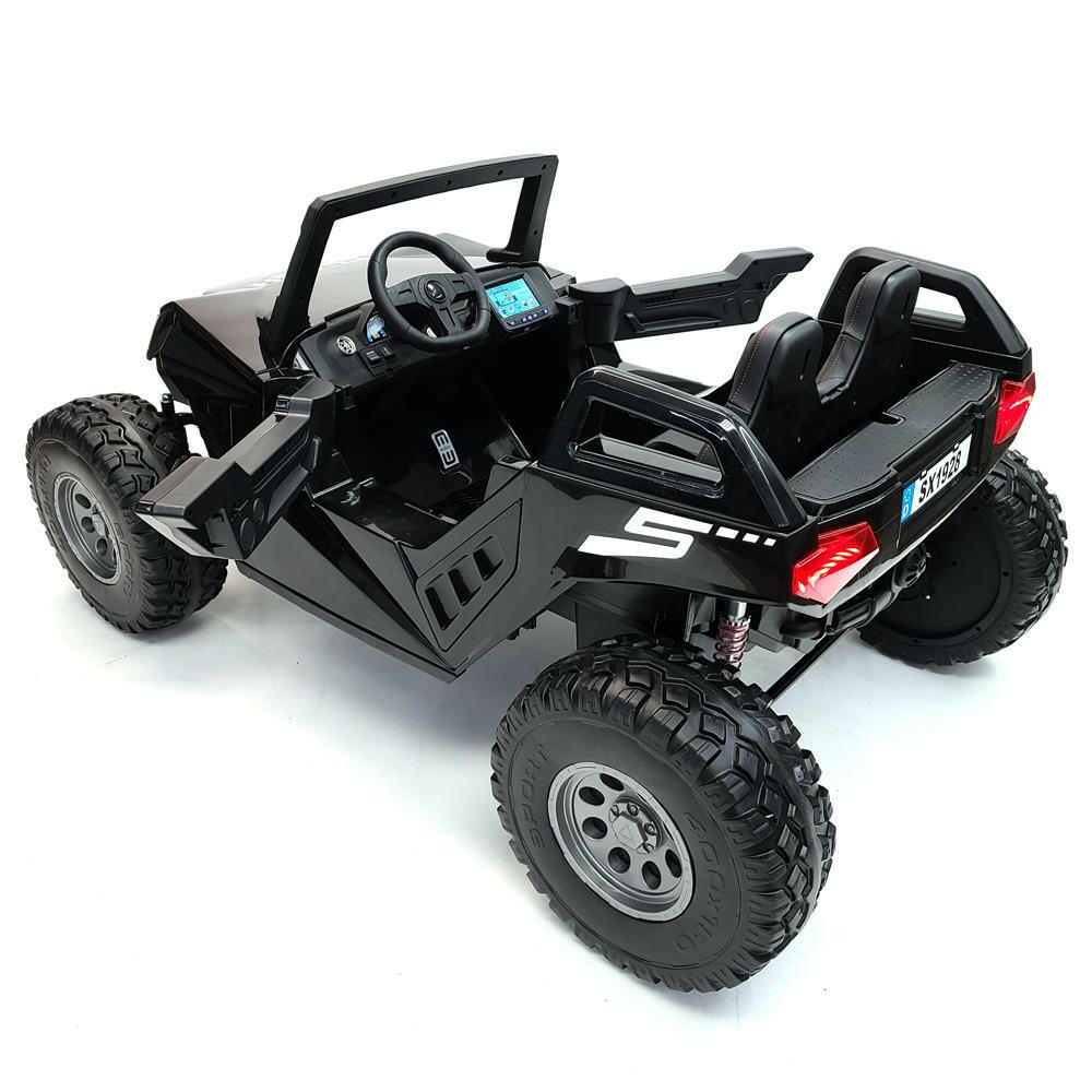 Kids Electric Ride On Off Road Buggy 24V 2 Leather Seats MP4 Player 15' Wheels - Kids Eye Candy