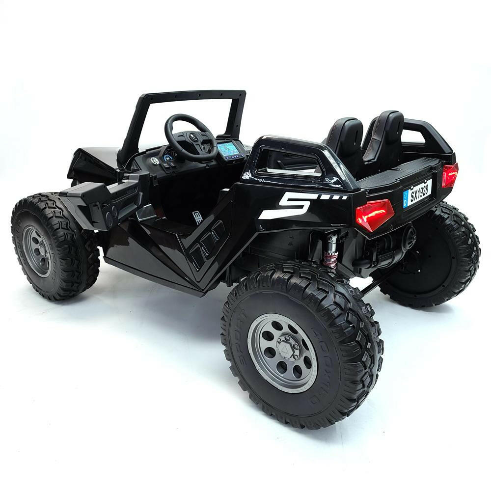 Kids Electric Ride On Off Road Buggy 24V 2 Leather Seats MP4 Player 15' Wheels - Kids Eye Candy