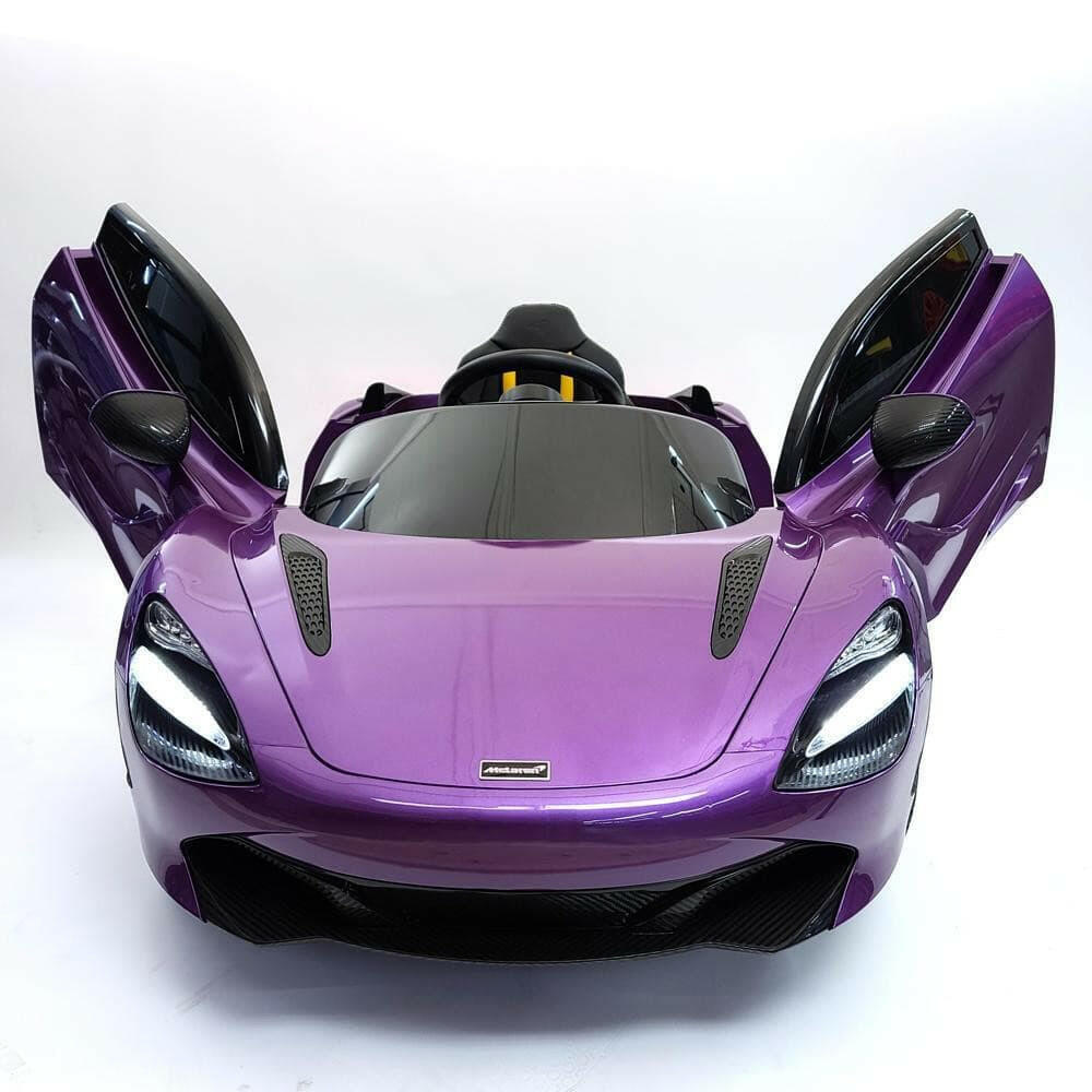 McLaren Kids 12V Ride-On Car Parental Remote, MP3, Leather Seats, LED Lights - Kids Eye Candy