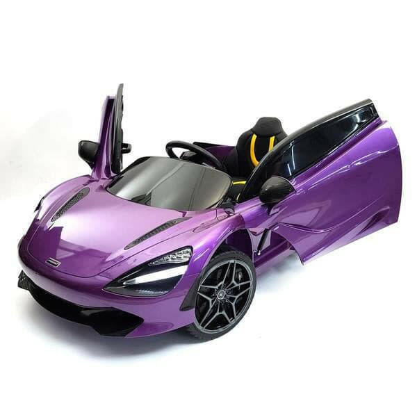 McLaren Kids 12V Ride-On Car Parental Remote, MP3, Leather Seats, LED Lights - Kids Eye Candy