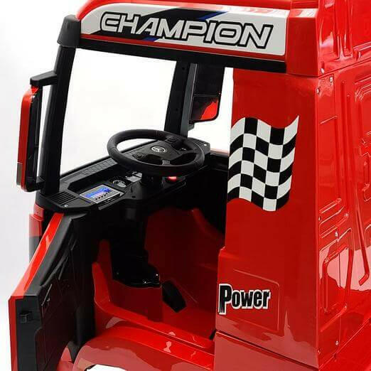 Mercedes Kids 12V Ride-On Semi Truck Bluetooth MP3 LED Lights - Kids Eye Candy