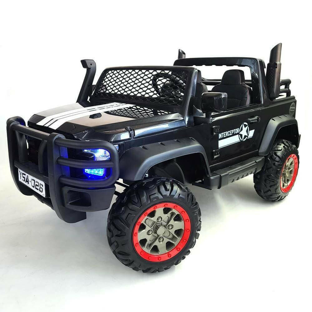 Monster Truck Kids 24V Ride-On Two Seater with Parental Remote MP3 LED - Kids Eye Candy