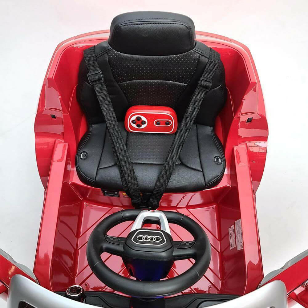Audi Q8 12V Ride-On Kids Car Remote Control, MP3, Leather Seats, LED Lights - Kids Eye Candy