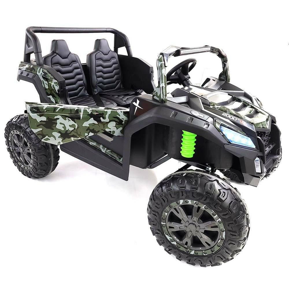 Kids Electric Ride On Buggy 24 Volt EVA Rubber Wheels 2 Seater MP4 Player - Kids Eye Candy