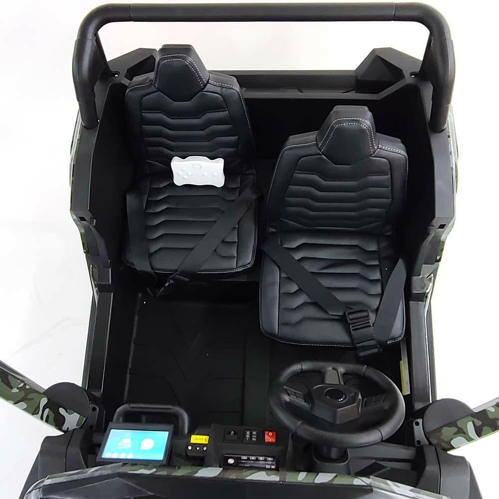 Kids Electric Ride On Buggy 24 Volt EVA Rubber Wheels 2 Seater MP4 Player - Kids Eye Candy