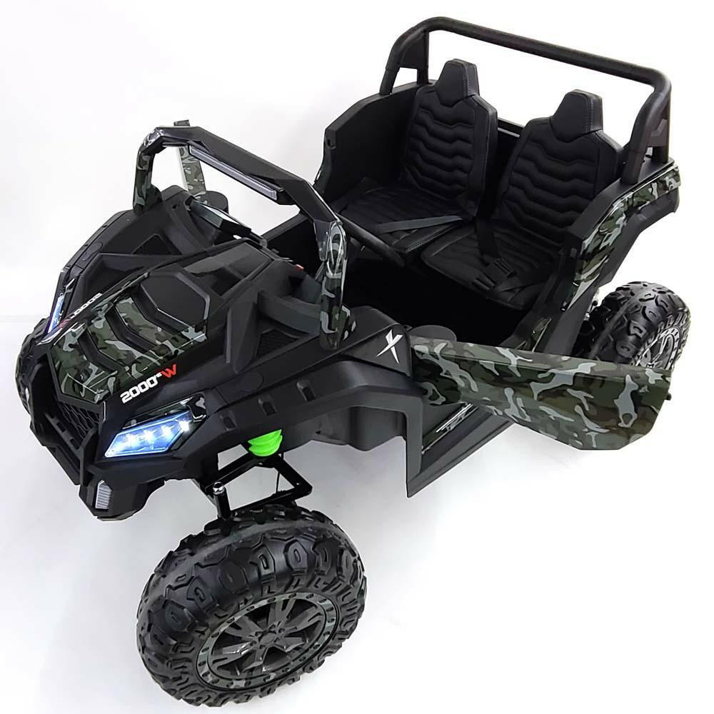 Kids Electric Ride On Buggy 24 Volt EVA Rubber Wheels 2 Seater MP4 Player - Kids Eye Candy