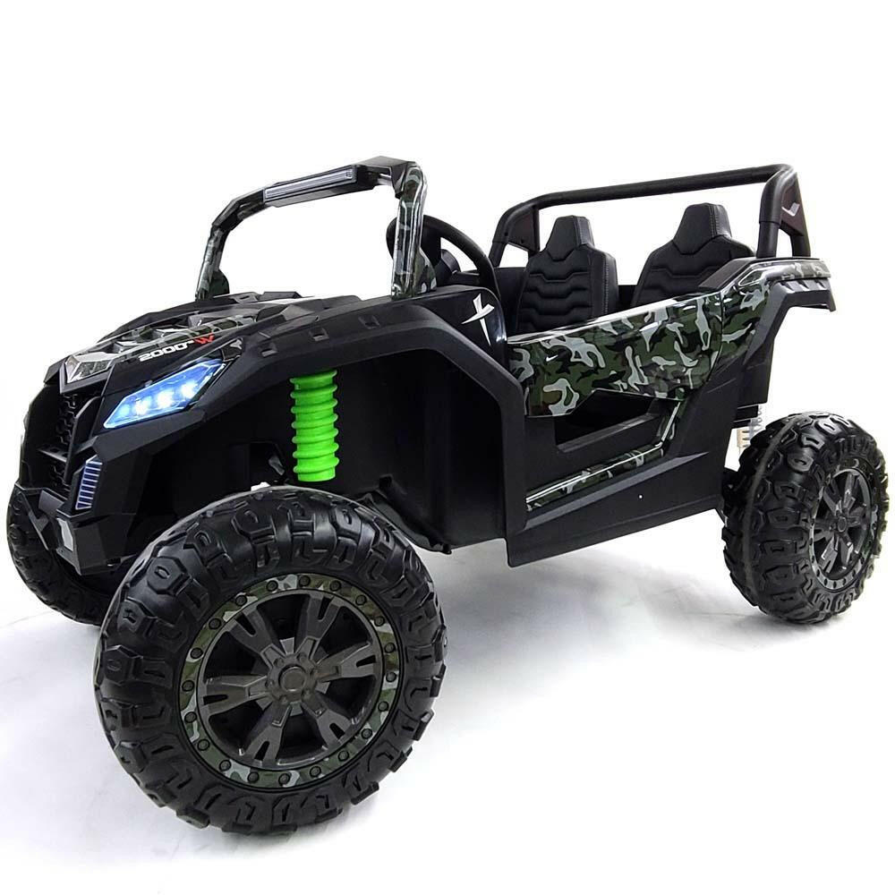 Kids Electric Ride On Buggy 24 Volt EVA Rubber Wheels 2 Seater MP4 Player - Kids Eye Candy