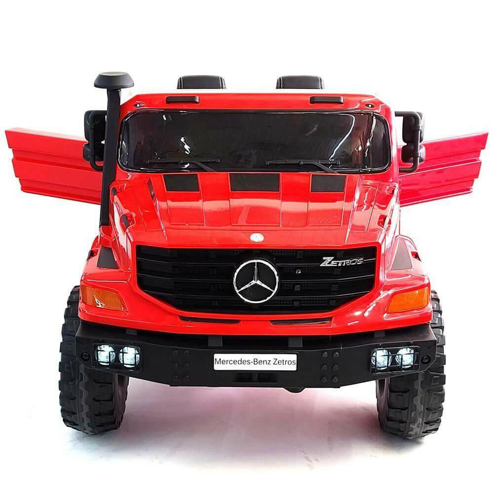 24V Mercedes Kids Zetros Ride-On Electric with Parental Remote, MP3, Leather Seats, Trunk Space - Kids Eye Candy